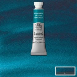 Watercolour 5ml Tube - Winsor & Newton Professional -  Aqua Green