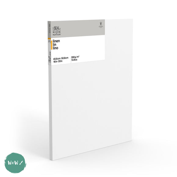 Linen Canvas - White Primed - Standard Depth - Winsor & Newton CLASSIC -  16 x 20