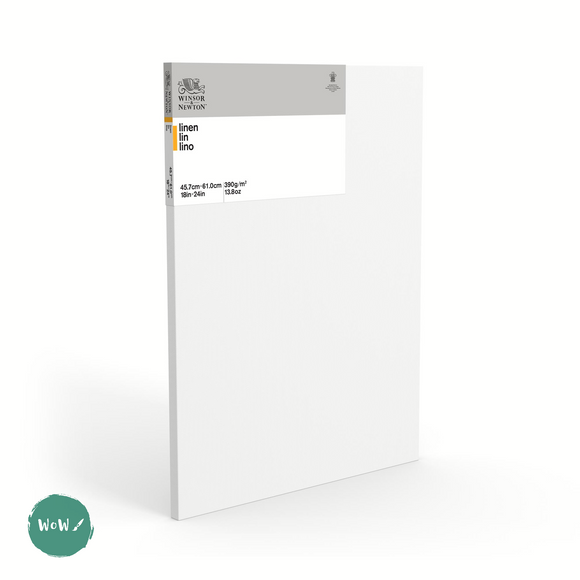 Linen Canvas - White Primed - Standard Depth - Winsor & Newton CLASSIC -  18 x 24