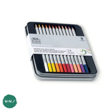 Coloured Pencil Sets - Winsor & Newton STUDIO COLLECTION Colour - Tin - 24 Assorted.