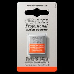 Watercolour Half Pan - Winsor & Newton Professional -  TRANSPARENT ORANGE