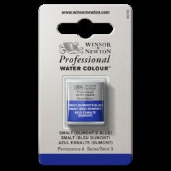 Watercolour Half Pan - Winsor & Newton Professional -  SMALT (DUMONT'S BLUE)