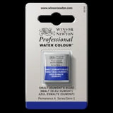 ARTISTS WATERCOLOUR PAINT - Winsor & Newton - PROFESSIONAL - HALF PAN - SMALT (DUMONT'S BLUE)