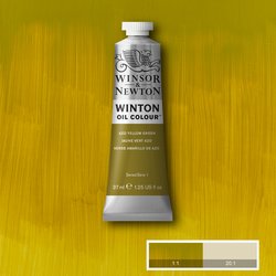 OIL PAINT – Winsor & Newton WINTON – 37ml tube - 	Azo Yellow Green