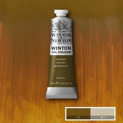 OIL PAINT – Winsor & Newton WINTON – 37ml tube -    Azo Brown
