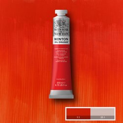 OIL PAINT – Winsor & Newton WINTON – 200ml Tube - 	Cadmium Scarlet Hue