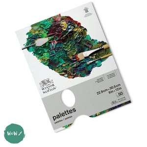 Tear-off Paper Palette pad- Winsor & Newton- 12 x 9" (305 x 229 mm)