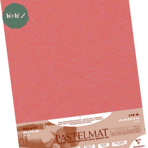 Clairefontaine PASTELMAT 360gsm PACK of 5 Sheets 50 x 70 cm Sienna