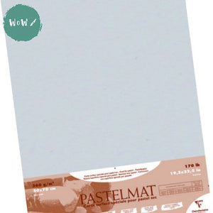 Clairefontaine PASTELMAT 360gsm PACK of 5 Sheets 50 x 70 cm Light Grey