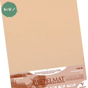 Clairefontaine PASTELMAT 360gsm PACK of 5 Sheets 50 x 70 cm Maize