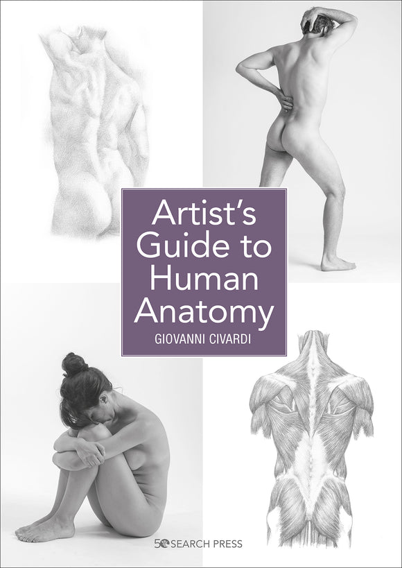 Art Instruction Book - DRAWING - Artist's Guide to Human Anatomy - by Giovanni Civardi