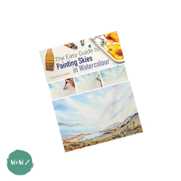 Art Instruction Book - WATERCOLOUR - The Easy Guide to Painting Skies in WATERCOLOUR - by Stephen Coates