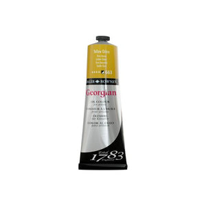 OIL PAINT - Daler Rowney GEORGIAN – 225ml tube - 	YELLOW OCHRE