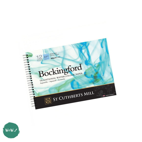 Bockingford Watercolor Paper 140lb Cold Press 12x16 Spiral Pad