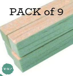 Balsa Wood - Square Strip - 1/2" x 36" PACK of 9