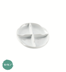 Ceramic Palette- Tinting Saucer 3" diameter
