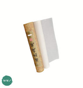 PAPER - Chinese, Sumi-e, RICE PAPER -  ROLL – 46cm (18") x 25m (Wenzhou)