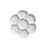 Ceramic Palette- DAISY 7 Wells - 152mm (6") diameter - DALER ROWNEY