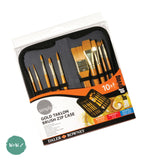 BRUSH SET - Daler Rowney SIMPLY Assorted Taklon Synthetic Zip Case