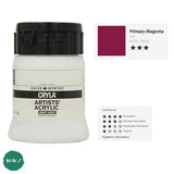 ARTISTS ACRYLIC PAINT - Heavy Body - Daler Rowney - CRYLA - 250ml - PRIMARY MAGENTA