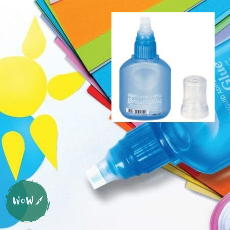 Glue -  Pentel Brush Glue Liquid Adhesive for paper 50ml
