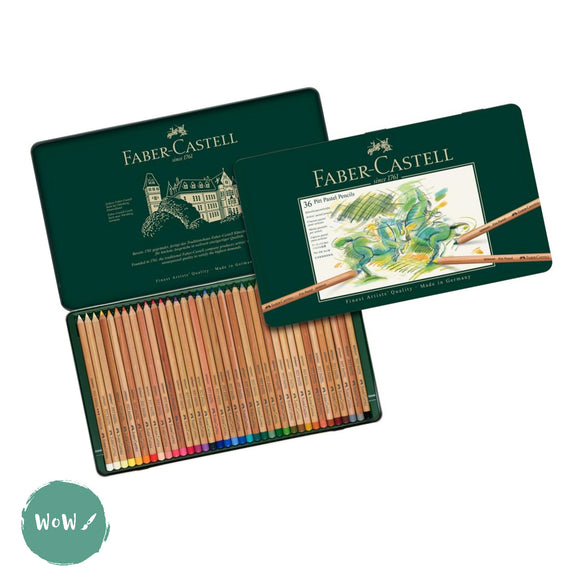 Pastel Pencil Sets - Faber Castell - PITT -  Tin of 36