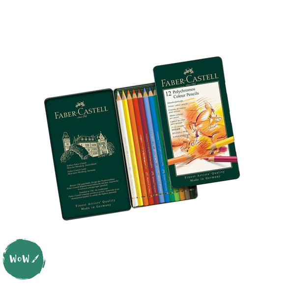 Faber-Castell Coloring pencils Polychromos 12-set