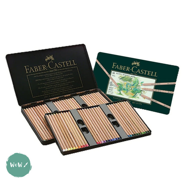 Pastel Pencil Sets - Faber Castell - PITT – Tin of 60 - ONE THIRD