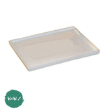 Ceramic Palette- Rectangular Mixing Tray