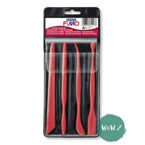 FIMO ACCESSORIES - Modelling Tool set - FIMO® 8711 Pack containing 4 assorted double ended
