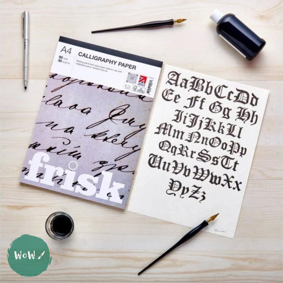 Calligraphy Paper Pad -FRISK - 30 sheets 90gsm A4