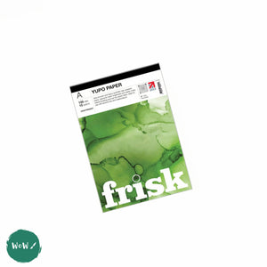 YUPO Synthetic Paper - WHITE - FRISK - Heavyweight 155gsm - A4 Pad (15 sheets)