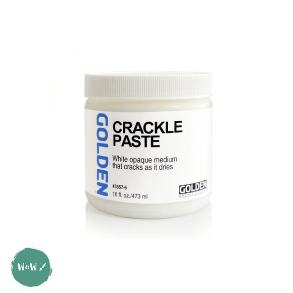 Acrylic Mediums - GOLDEN 237ml  Crackle Paste