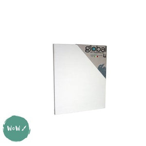 Linen Canvas - White Primed - Standard Depth - GLOBAL ART Belle Arti -  12 x 16"