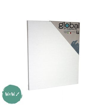 Linen Canvas - White Primed - Standard Depth - GLOBAL ART Belle Arti -  16 x 20