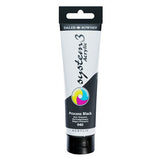 Daler Rowney System3 Acrylic Paint- 150ml tube -	Process Black
