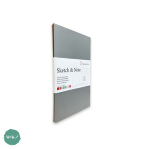 Softback Sketchbook - Hahnemuhle PACK OF 2 - Sketch & Note pads, 125 g/m² - A5 - Laurier/Fuchsia
