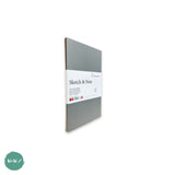 Softback Sketchbook - Hahnemuhle PACK OF 2 - Sketch & Note pads, 125 g/m² - A6 - GREY/PINK BUNDLE - Laurier/Fuchsia