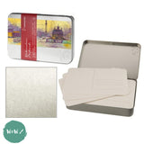 Watercolour Postcard - Hahnemuhle - Metal Tin of 30 - 230gsm - ROUGH Surface