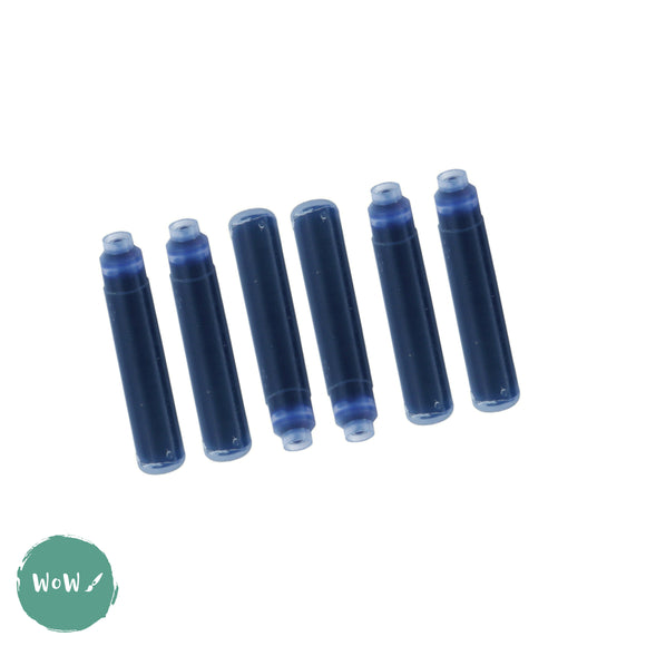 Drawing Ink- Cartridge - HELIX - Blue - Pack of 6
