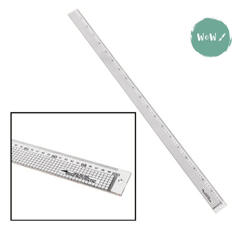 Rules/Rulers – MEASURING & CUTTING - Clear Acrylic with metal cutting ...