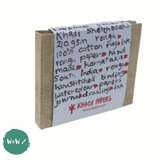 Hardback Watercolour Paper Book - SQUARE BOUND - Khadi 100% cotton handmade Artists’ paper – 210gsm, ROUGH, 21 x 25 cm