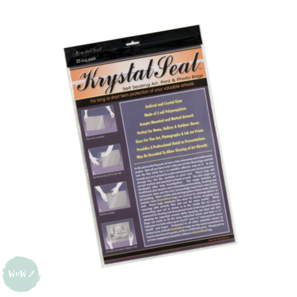 A2+ Krystal Seal Sleeves, Pack of 25