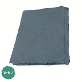 Khadi 100% cotton handmade Artists’ paper - 20 sheet pack - 210gsm - MEDIUM surface A3 -DARK GREY