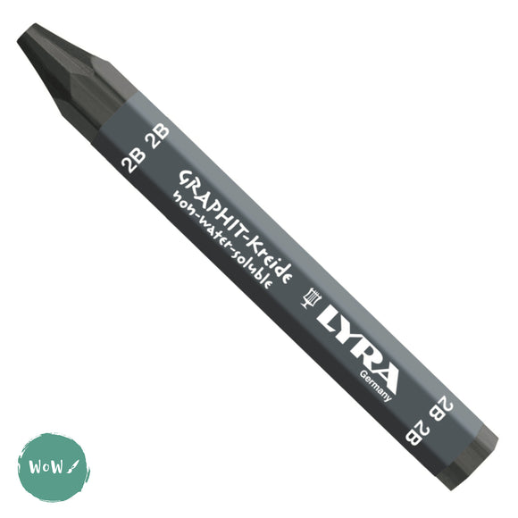 Pure Graphite - 2B Lyra REMBRANDT Graphite Crayon (non-soluble)
