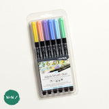 LYRA AQUA BRUSH DUO Water-based brush pens assorted Set of 6 - Pastel Tones