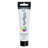 Daler Rowney System3 Acrylic Paint- 150ml tube -	Zinc Mixing White