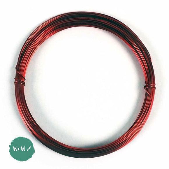 Enamelled Coloured Wire - 0.7mm dia x 15m - Red