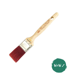 Omega-Series 461 'Red Silk' Polyester Flat Brushes-30mm