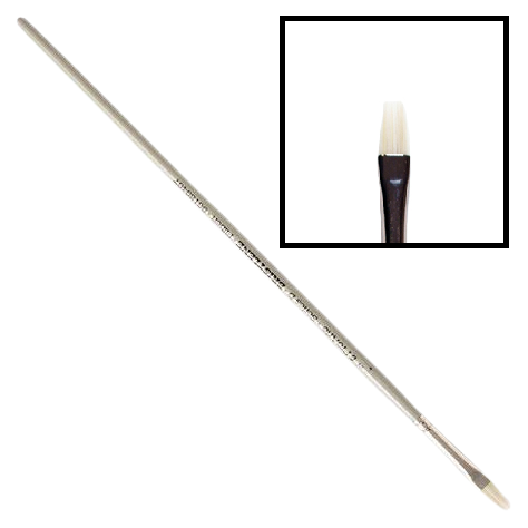 Oil & Acrylic Paint Brush - Pro Arte - Series D - BRISTLENE Synthetic Bristle – FLAT – 2